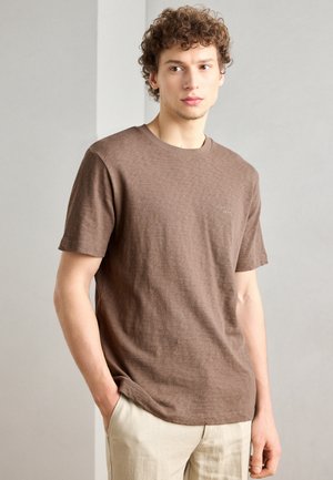 Marc O'Polo DENIM LOGO PRINT - Paprasti marškinėliai - deep creek