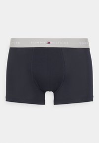 Tommy Hilfiger SIGNATURE TRUNK 3 PACK - Calzoncillos - cerulean aqua/ant silver/fireworks