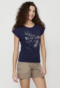 Koroshi SHORT SLEEVE  - Apdrukāts T-krekls - navy