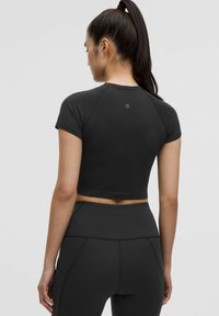 lululemon SWIFTLY TECH CROPPED SHORT SLEEVE 2.0 - Camiseta básica - black black