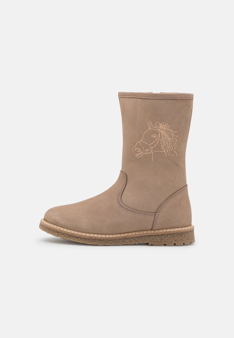 Kinder Booties | Friboo LEATHER Snowboot/Winterstiefel taupe - JC94672 Kinder Booties | Friboo LEATHER Snowboot/Winterstiefel taupe - JC94672