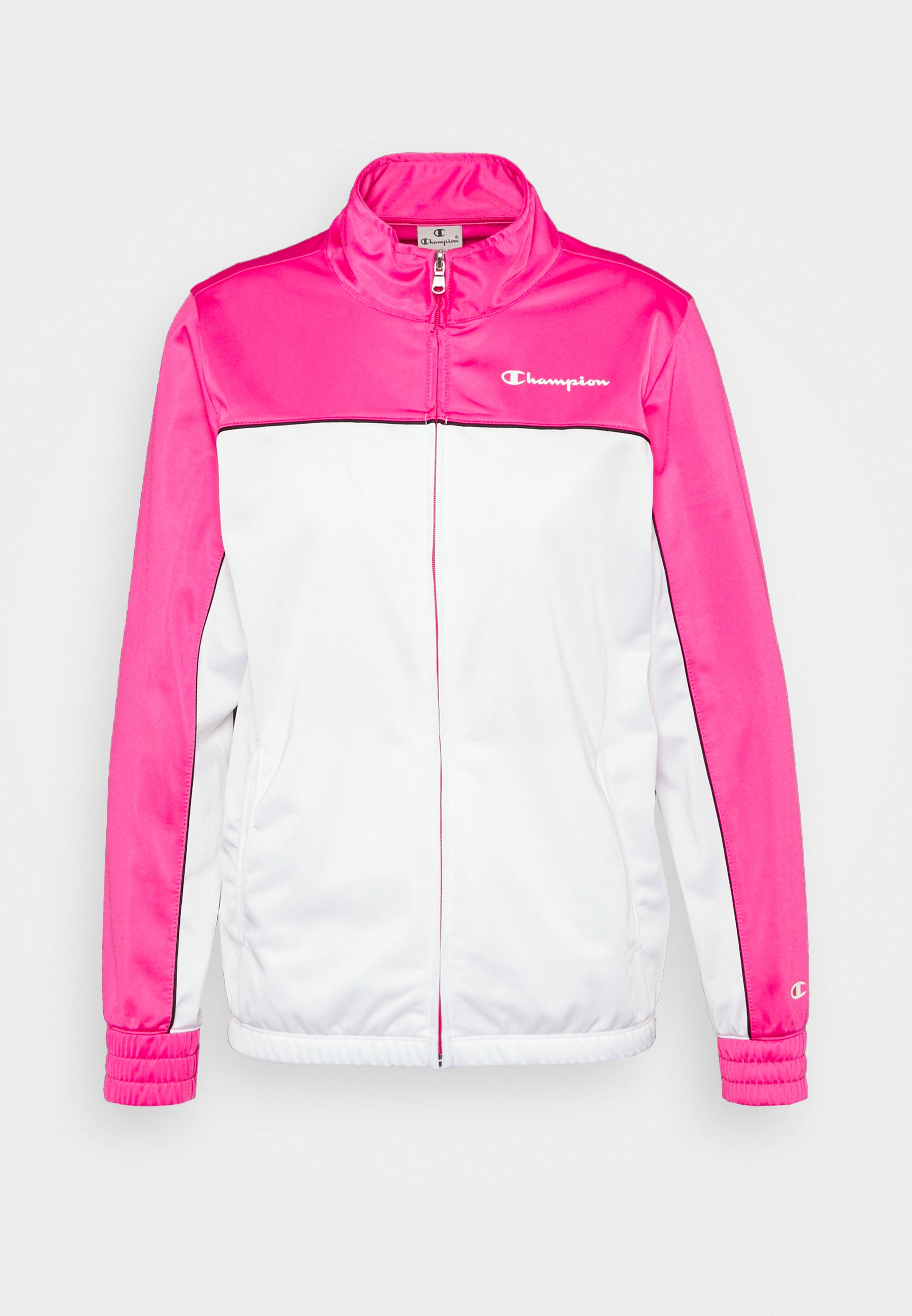 Champion FULL ZIP SUIT - Chándal - white/pink/blanco - Zalando.es