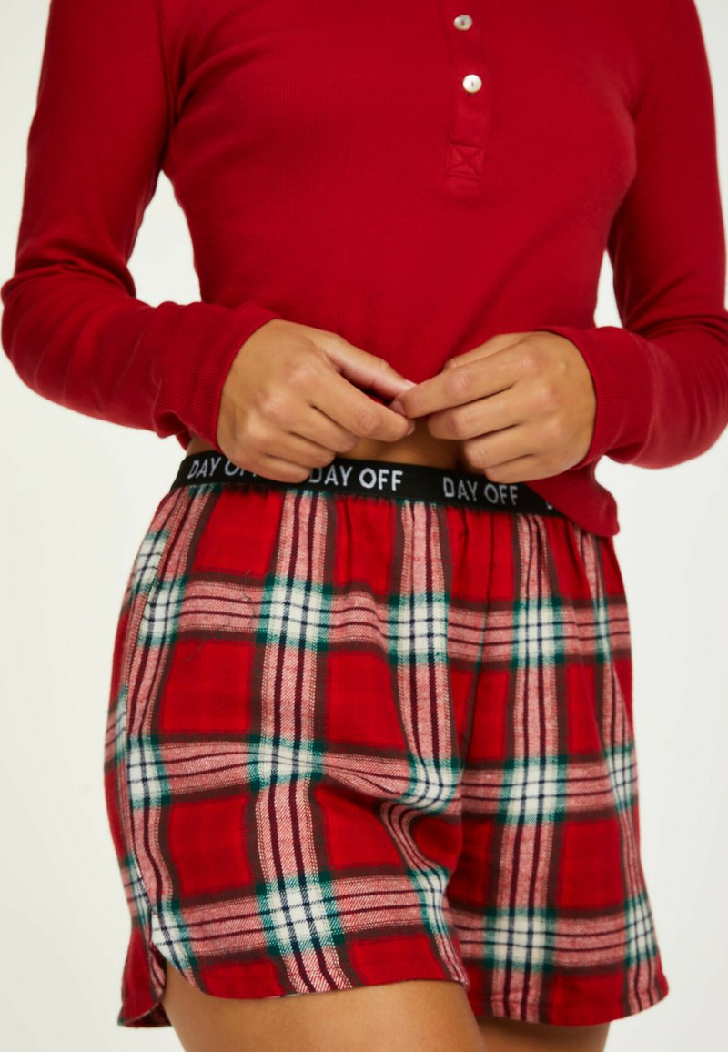 Damen Nachthemden | Hunkemöller Nachtwäsche Set red/rot - WR01320 Damen Nachthemden | Hunkemöller Nachtwäsche Set red/rot - WR01320