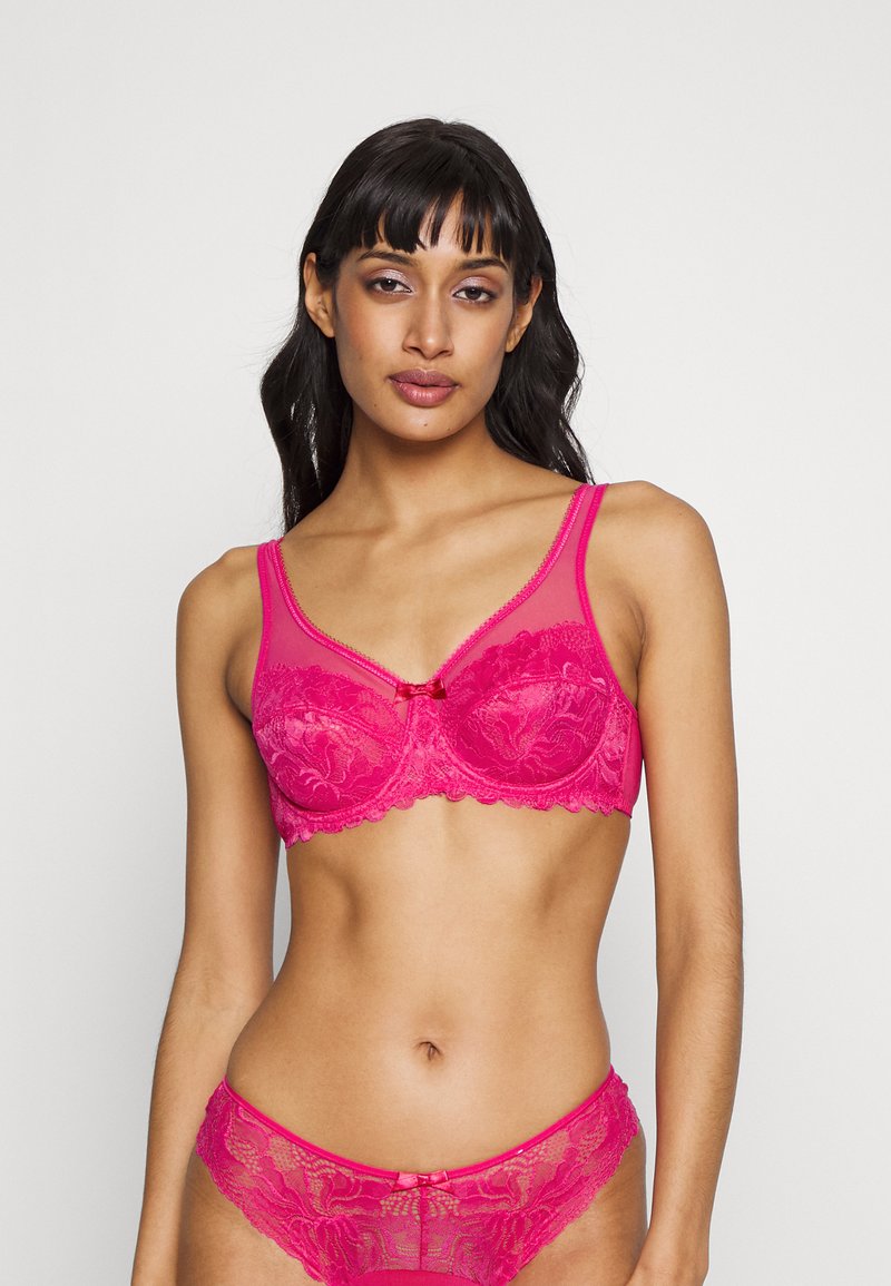 DIM GENEROUS ESSENTIAL UNDERWIRE BRA - Grudnjak sa žicom - fushia