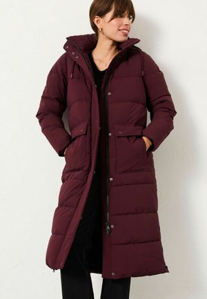 Winter coat - burgundy red