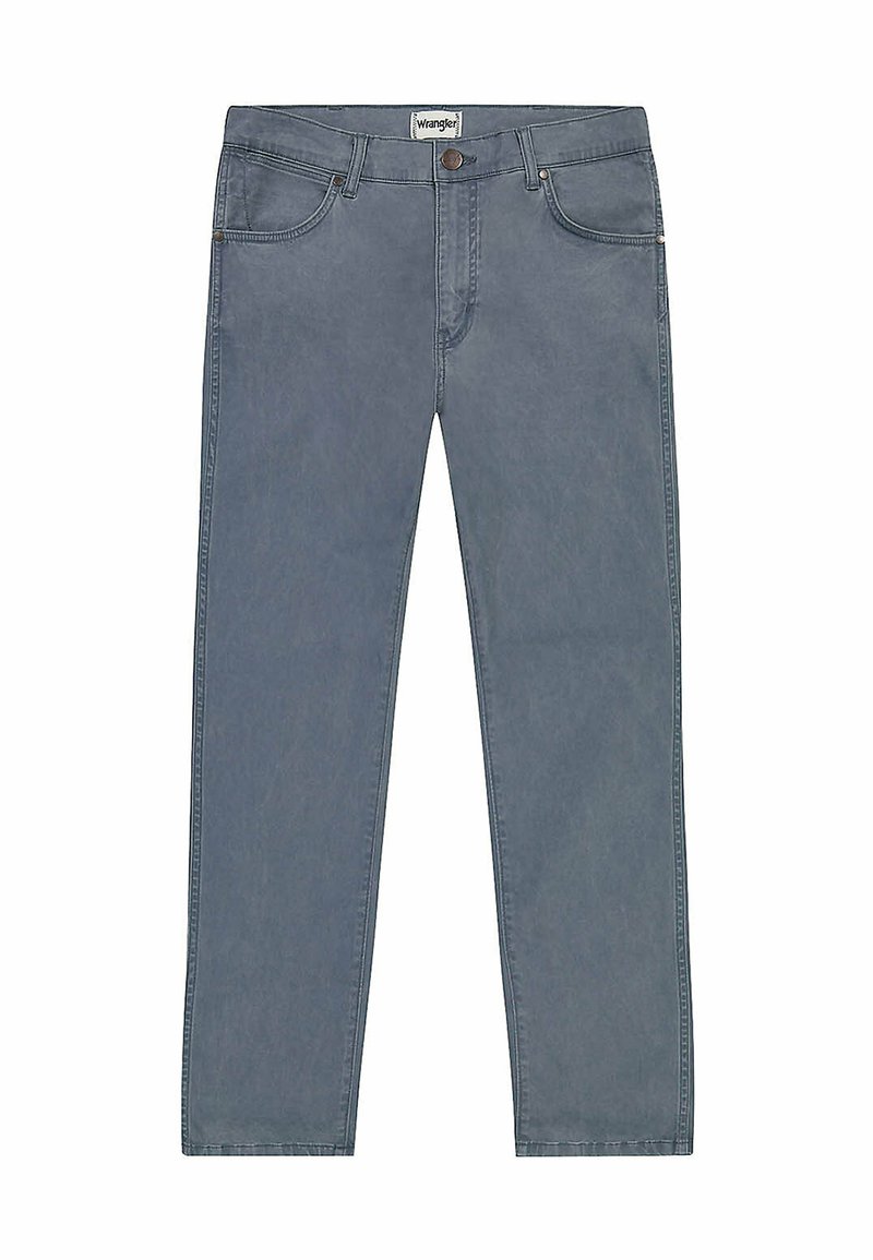 Wrangler Slim fit jeans groen gemêleerd