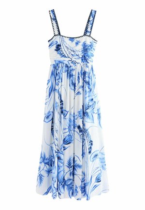 Next REGULAR FIT-MIDI SUMMER - Dnevna haljina - white blue