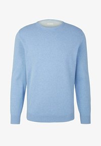 Unselected, modern light blue melange