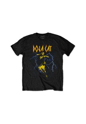 DOJA CAT LIGHTNING PLANET HER LOGO NEW OFFICIAL UNISEX - Print T-shirt - black