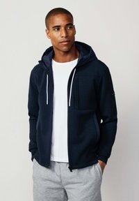 Hackett London Felpa con zip - navy
