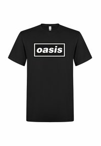 OASIS DECCA LOGO T-SHIRT - T-Shirt print - black