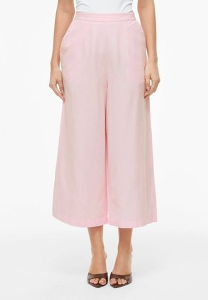 VILA VIPRISILLA HW CULOTTE PANTS/VOL/R - A-Linien-Rock - cherry blossom