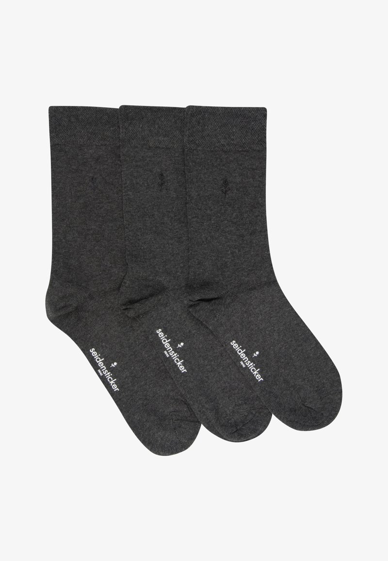 Seidensticker 3 PACK - Chaussettes - grau