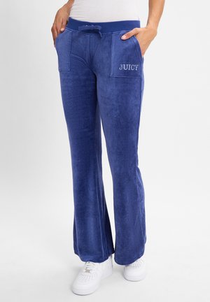 HERITAGE CROWN CAISA - Tracksuit bottoms - blue depths