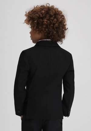 Reiss, REISS KNIGHTSBRIDGE B TUXEDO SATIN SINGLE BREASTED BLAZER - Blazer - black