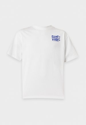 HUF, HAND STACKED TEE - T-shirt con stampa - white