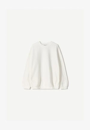 Bershka Sweatshirt - white