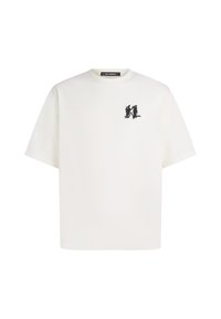GRAPHIC MONOGRAM OVERSIZED - Tričko s potlačou - cannoli cream