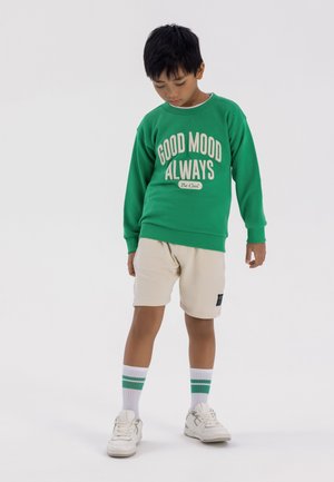 PRINTED CREW NECK LONG SLEEVE - Sweatshirt - green