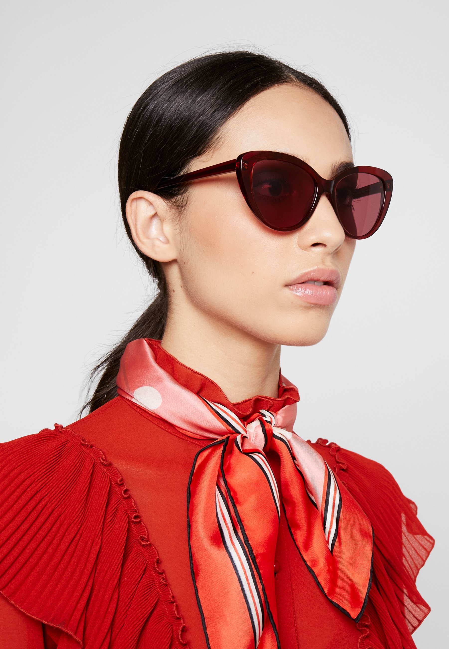 Alexander McQueen Occhiali da sole - red/rosso - Zalando.it
