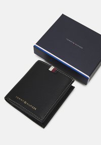 Tommy Hilfiger CORP TRIFOLD UNISEX - Geldbörse - black