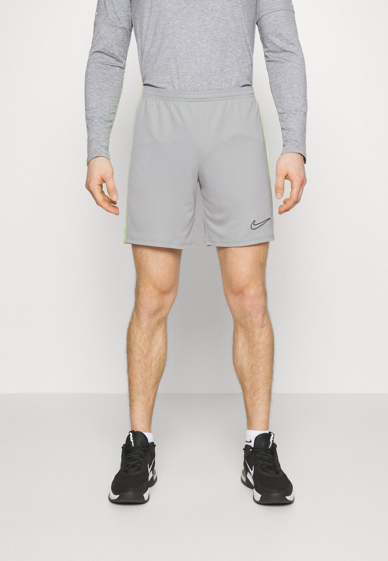 Nike Performance SHORT - Short de sport - silver-coloured/volt/black