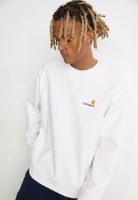 Carhartt WIP AMERICAN SCRIPT - Sudadera - white