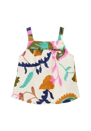 Mango Kids EMBROIDERED - Blúzka - off white