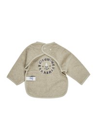 Sterntaler ÄRMEL LÖWE LEO - Lätzchen - steingrau