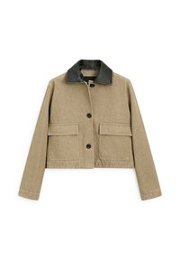 COLLAR DETAIL - Lichte jas - sand