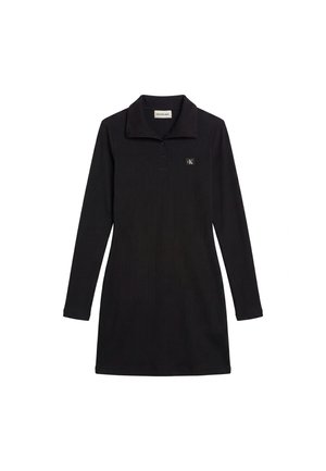 Calvin Klein Jeans, TURTLENECK - Φόρεμα-πουλόβερ - black