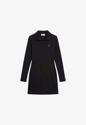 Calvin Klein Jeans, TURTLENECK - Strickkleid - black