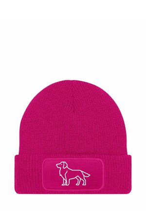 PATCH LABRADOR POLYGON DESIGN - Beanie - labrador pink
