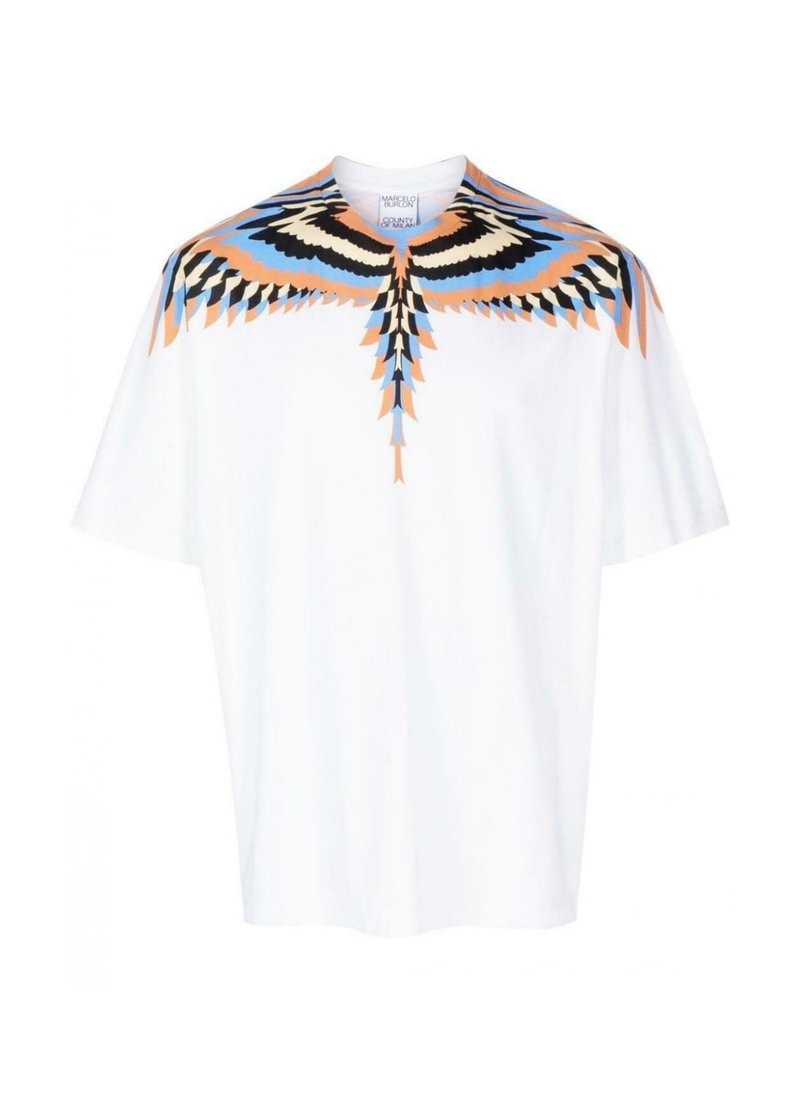 Maglietta Marcelo Burlon Uomo Bianca Burlon County Abbigliamento