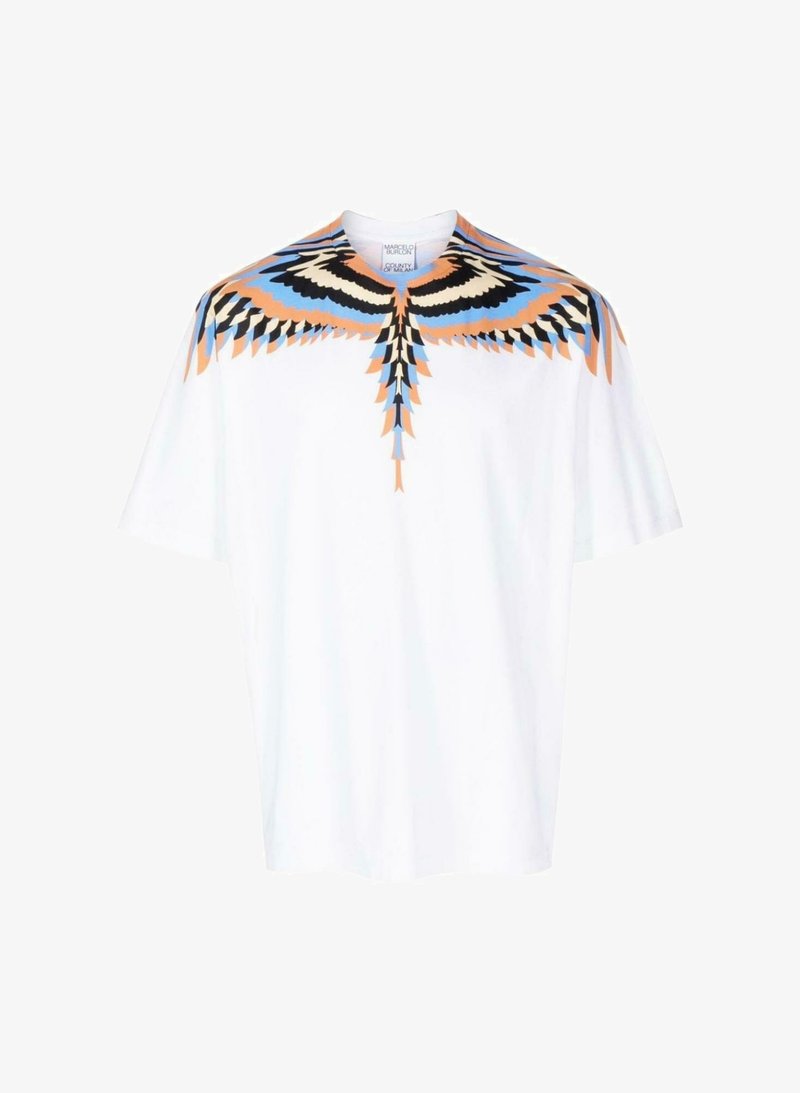 Maglietta Marcelo Burlon Uomo Bianca Burlon County Abbigliamento