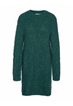 Noisy May, NMSASSY L/S O NECK KNIT DRESS FWD - Vabalt langev kleit - ponderosa pine