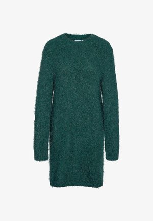 Noisy May, NMSASSY L/S O NECK KNIT DRESS FWD - Etuikjole - ponderosa pine