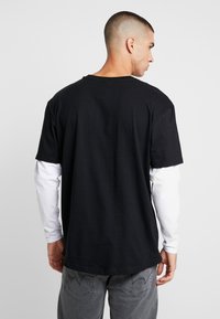 Urban Classics Long sleeved top black/white/black Zalando