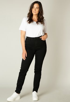 Slim fit jeans - black