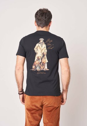 DEELUXE, LONDOG - T-shirt imprimé - schwarz
