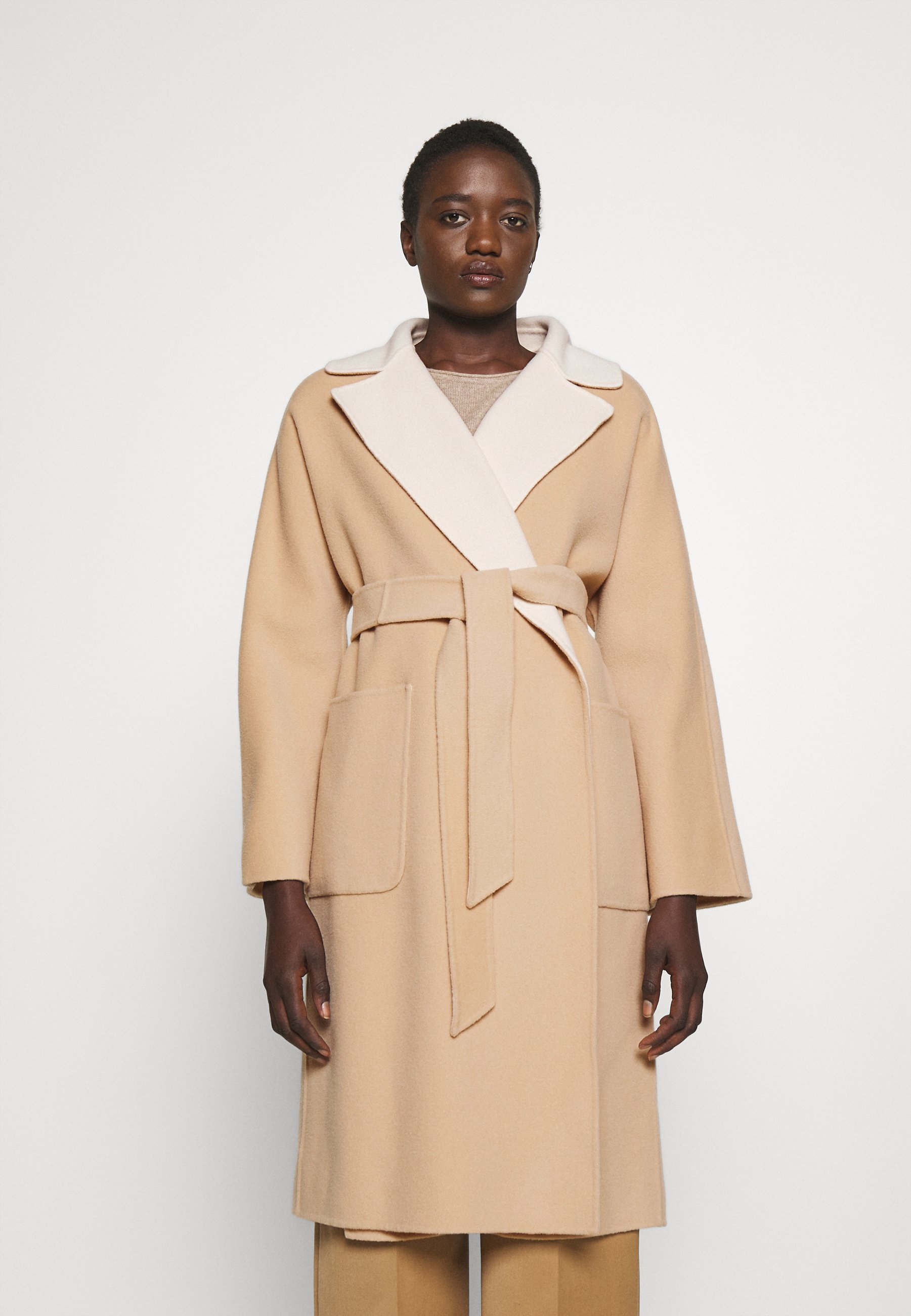 WEEKEND MaxMara RAIL - Mantel - honey/cream/beige - Zalando.nl