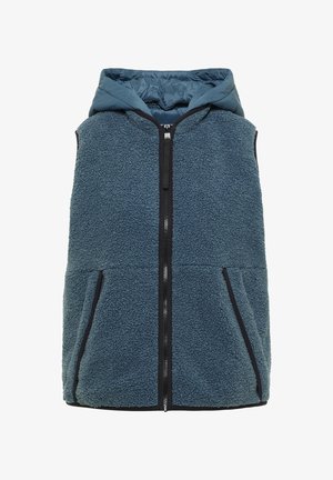 Cecil, TEDDY-WESTE MIT ABNEHMBARER KAPUZE - Veste sans manches - mountain air blue