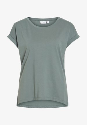 VILA, VIDREAMERS NEW PURE T-SHIRT-NOOS - T-shirt basique - balsam green
