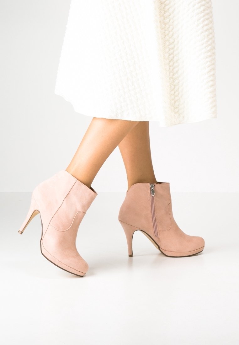 Tamaris Bottines à talons hauts - light pink