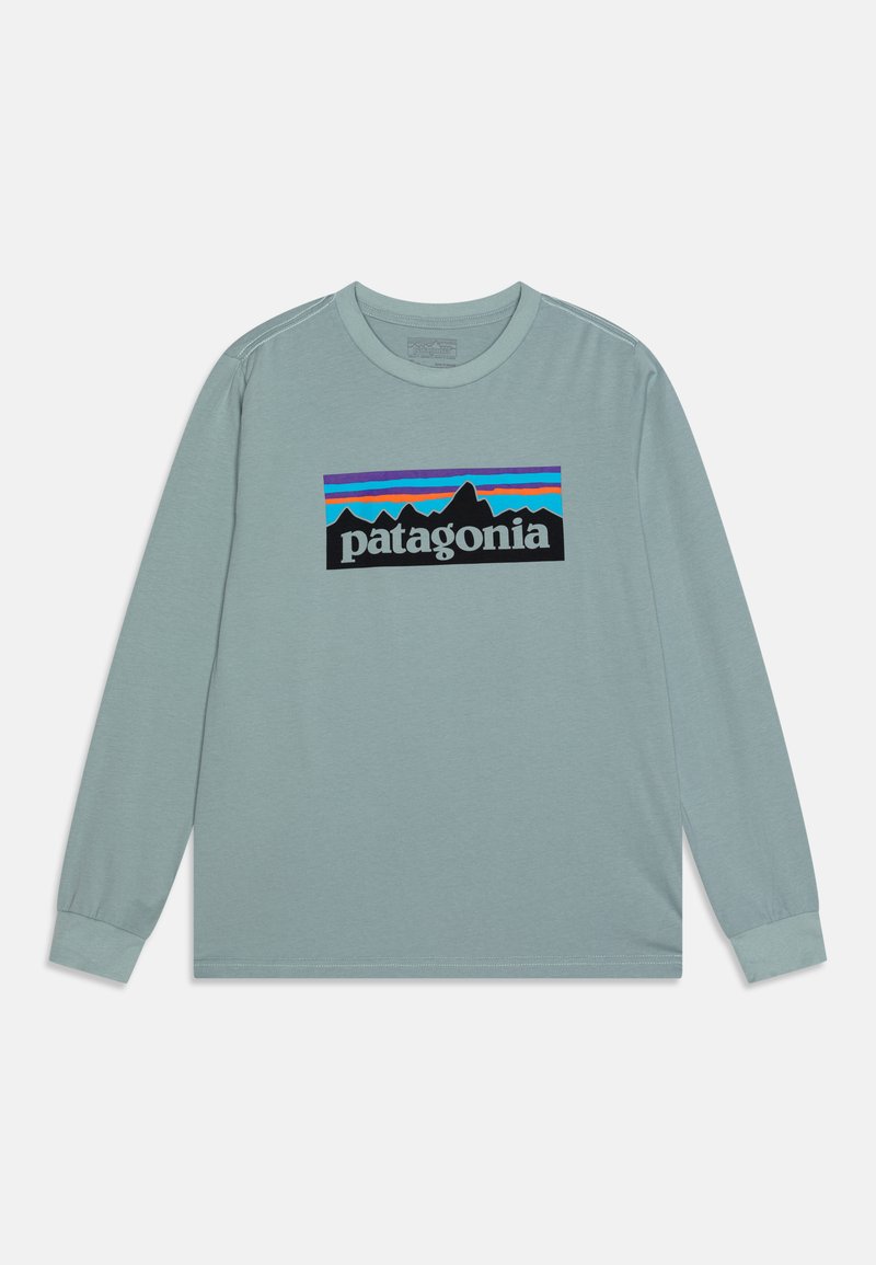 Patagonia LOGO UNISEX - Majica z dolgimi rokavi - thermal blue