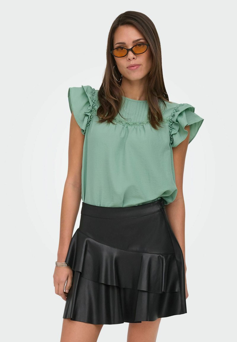 JDY JDYTRAIN - Blouse - granite green