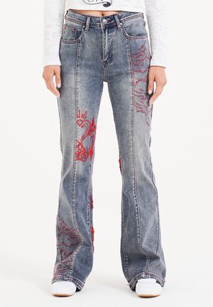 Flared Jeans - bleach