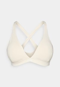 LUXE V NECK BRA  - Športni modrček z rahlo podporo - cream