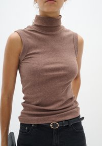 InWear DAGNA ROLLNECK  - Toppi - brown puce melange