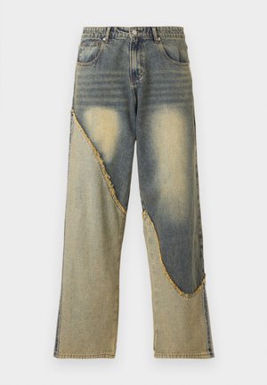 SARWIN UNISEX - Široke kavbojke - stone wash